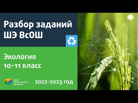 Видео: Разбор заданий ШЭ ВсОШ по экологии 10-11 класс