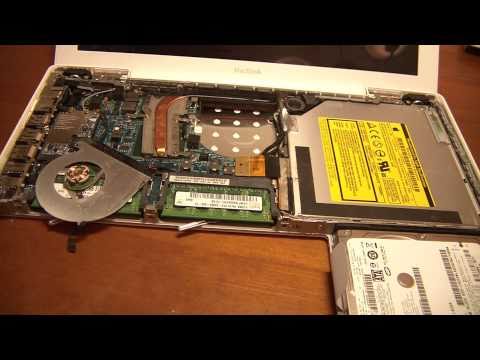 Видео: Чистка от пыли MacBook A1181