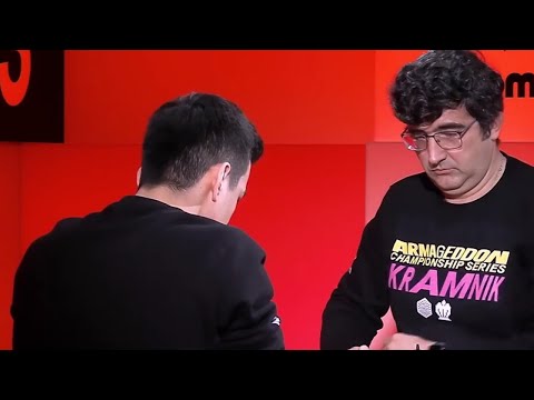 Видео: Нодирбек Абдусатторов против Владимира Крамника / Крамник пришел в ярость после поражения в Армаг...