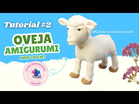Видео: Вязаная крючком овечка | Урок 2: милые ножки овечки-амигуруми от Celina Crochet Innovations