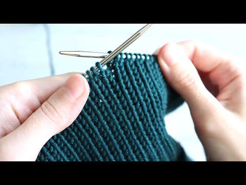 Видео: ИДЕАЛЬНАЯ резинка 1х1 спицами
