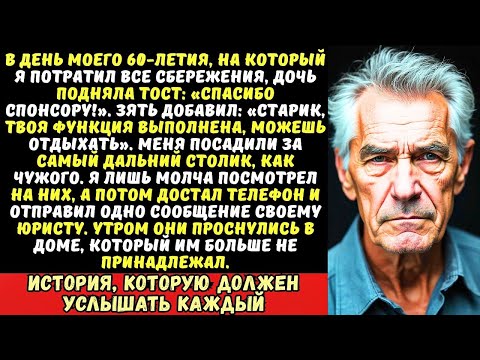 Видео: «Ты больше не отец, а просто спонсор!» — сказала дочь на юбилее. А потом я…