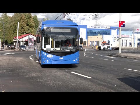 Видео: На дорогах Йошкар-Олы появились новые троллейбусы