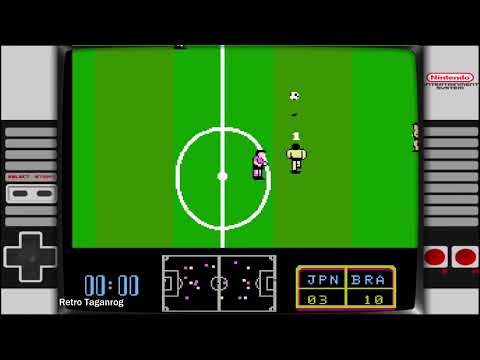 Видео: Футбол пенсионеров AV Soccer 1991 Игра Денди(NES).