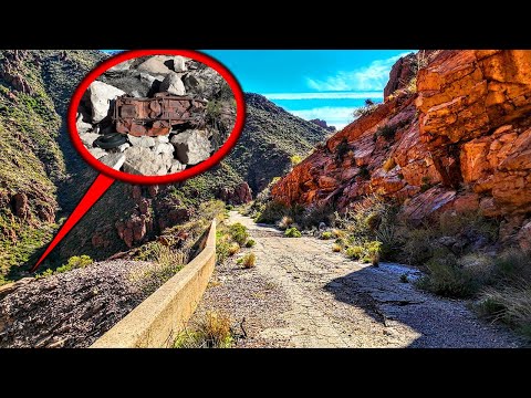 Видео: Заброшенное шоссе стоимостью МИЛЛИОН долларов в Аризоне, построенное заключёнными. «Найдены облом...