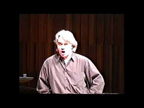 Видео: Hvorostovsky, Arkadev London Barbican Center  Д Хворостовский М. Аркадьев  rehersal 1997 Репетиция
