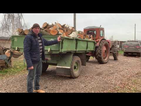 Видео: Обзор на тракторную телегу
