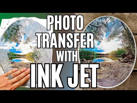 Видео: Как перенести фото с Mod Podge и принтером INK JET / EASY DIY