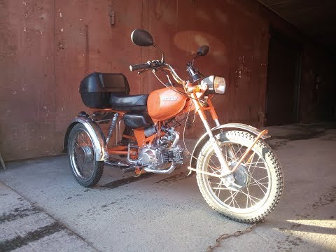 Видео: Установка двигателя 1P39FMA на Карпаты трайк.