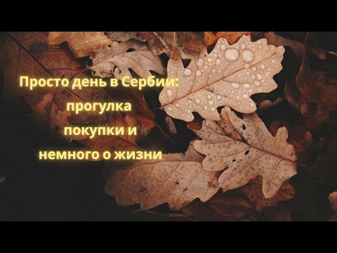 Видео: Жизнь в Сербии. Перевод часов. В ВУЗах начинается учеба. Благотворительный базар. 30 октября 2025 г.