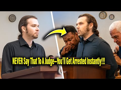 Видео: Он сказал то, чего никогда не говорят судье: его арестовали на месте