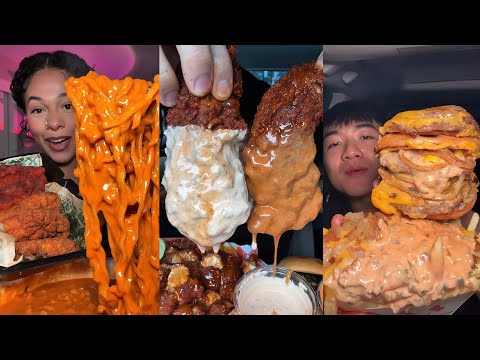 Видео: Подборка мукбангов из TIKTOK | Wingstop, Buldak, Dave’s Hot Chicken, Cane’s и другие! 🍗🔥🌶