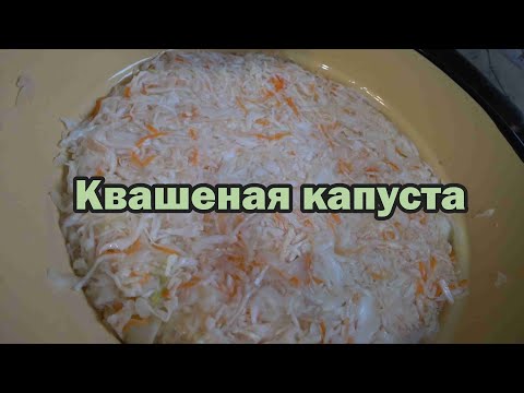 Видео: Классический рецепт квашеной капусты