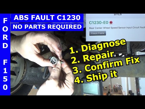 Видео: Индикатор ABS C1230 на Ford F150 УСТРАНЕН! с помощью Thinkdiag и некоторого времени.