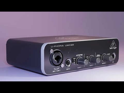 Видео: Обзор на звуковую карту Behringer UMC22