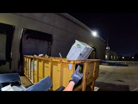 Видео: Ныряние в мусорном контейнере «Это двухэтажный автобус!»