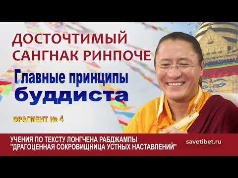 Видео: Сангнак Ринпоче. Главные принципы буддиста