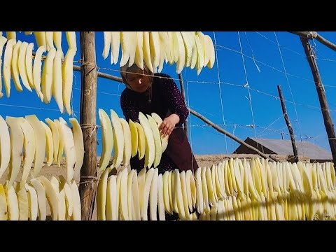 Видео: OQ GHANGALNI MASHXUR QOVUN QOQISI // ДЫНЯ СУШЕНАЯ .