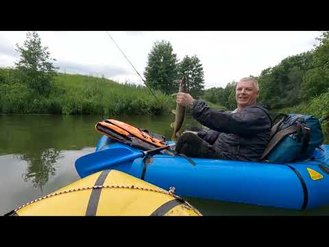 Видео: Сплав по реке Урга на пакрафтах. День 1-ый.