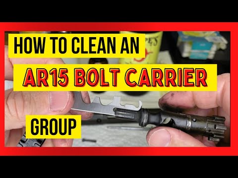 Видео: Как очистить и выскоблить затворную группу AR-15 (BCG) с помощью скребка Real Avid