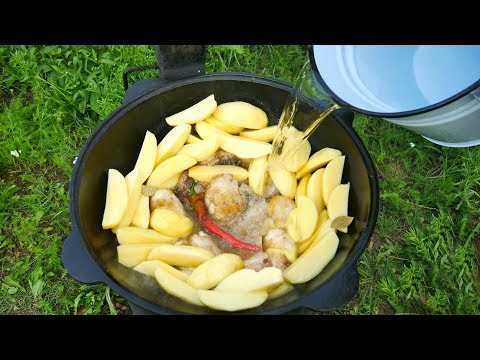 Видео: АЗЕРБАЙДЖАНСКИЙ СУП БОЗАРТМА В КАЗАНЕ НА КОСТРЕ