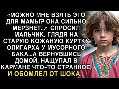 Видео: Я ПЛАКАЛ, ЧИТАЯ ЭТО! МАЛЬЧИК ВЗЯЛ КУРТКУ ОЛИГАРХА ДЛЯ МАМЫ. А ДОМА НАЩУПАЛ В КАРМАНЕ ЧТО-ТО СТРАННОЕ