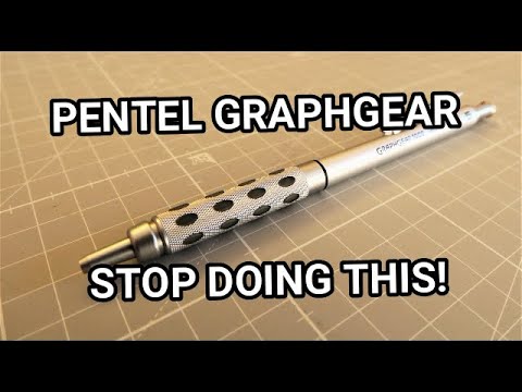 Видео: СРОЧНО! Механический карандаш Pentel Graphgear 1000