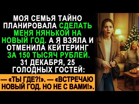 Видео: Меня тайно назначили нянькой на Новый год — я сорвала банкет за 150 тыс. и оставила гостей голодать