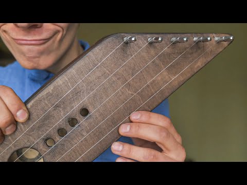 Видео: Как сделать гусли, если медведь на ухо наступил? how to make musical instrument russian gusli.