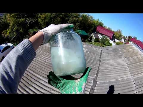 Видео: Пенопласт плюс бензин. Латаем кровлю.
