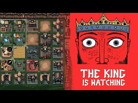 Видео: The King is Watching: прохождение 1 уровня и знакомство с игрой