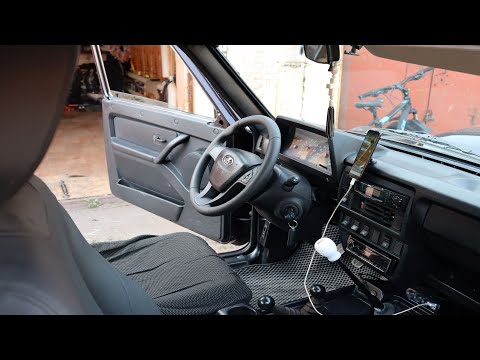 Видео: Грамотная Установка Руля от Весты на Ниву 212140