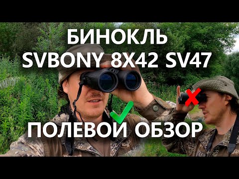 Видео: Бинокль для наблюдений за птицами: Обзор SVBONY 8X42 SV47