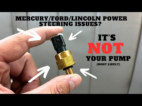 Видео: Как заменить датчик давления гидроусилителя руля Mercury Grand Marquis Crown Victoria Lincoln Tow...