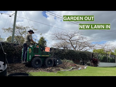 Видео: СТАРЫЙ САД УБИРАЕМ. УСТАНОВКА НОВОГО ГАЗОНА TIFTUF. Советы и рекомендации.