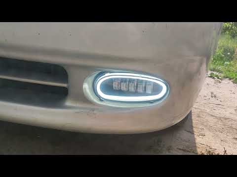 Видео: Led Противотуманки, Ланос Сенс