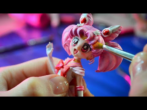 Видео: Как сделать Чибиуса | Сейлор Мун с холодным фарфором