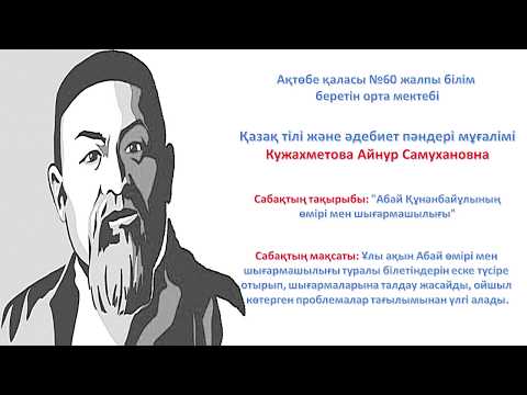 Видео: "Абай Құнанбайұлының өмірі мен шығармашылығы"