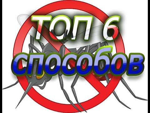 Видео: ТОП-6  как избавиться от комара и мух.