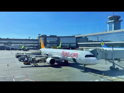 Видео: Airbus A321neo | Pegasus Airlines | Москва (DME) — Стамбул (SAW) | Полный Полёт | 4К