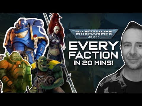 Видео: Все фракции Warhammer 40,000 за 20 минут! | История 40k