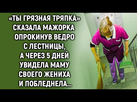 Видео: «Тряпка» сказала мажорка уборщице, перевернув ей ведро, а через 5 дней