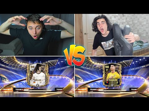 Видео: ОН НЕ ПОВЕРИЛ!! УНИЧТОЖИЛИ TOTS В БИТВЕ ПАКОВ В FC MOBILE!!! (ft. Zborets)