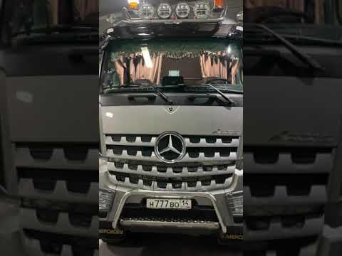 Видео: Mercedes-Benz Arocs утепление кабины