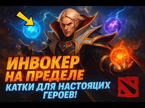 Видео: 🔥ИНВОКЕР НА ПРЕДЕЛЕ — КАТКИ ДЛЯ НАСТОЯЩИХ ГЕРОЕВ! | Dota 2