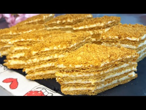 Видео: Много лет пеку этот торт к чаю или кофе!Какой же Вкусный!Тает во рту!Простои рецепт домашнего торт!