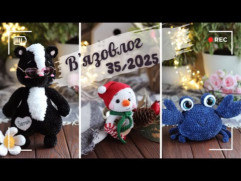 Видео: Вʼязовлог 35/2025. 27 жовтня - 3 листопада. Канікули та трішки в'язання.