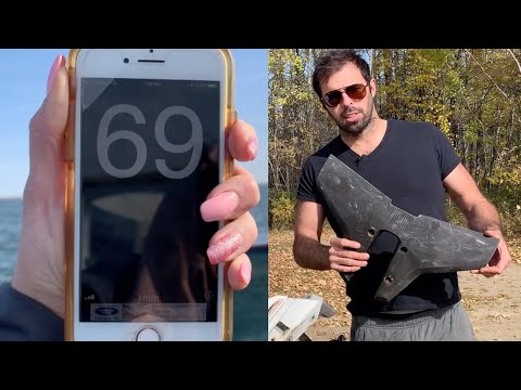 Видео: Испытание максимальной скорости подвесного гидрокрыла (до и после)