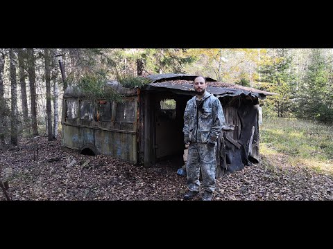 Видео: КЕРЖЕНСКИЕ леса. ЛЕСНОЕ ЖИЛИЩЕ - фургон. НЕЖИЛОЙ ПОСЁЛОК Трасса и Большая Бортна. ПЕШИЙ ТУРИЗМ