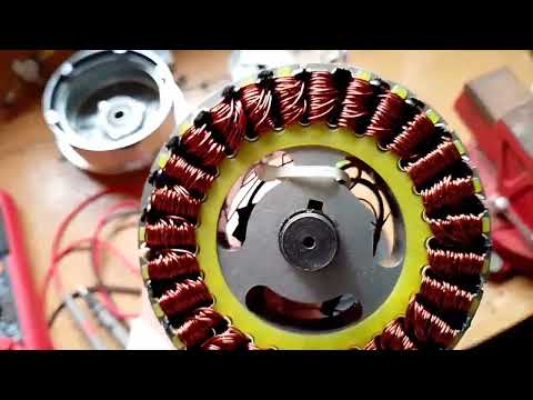 Видео: генератор мотор колесо от Гираскутора. ветрогенератор.